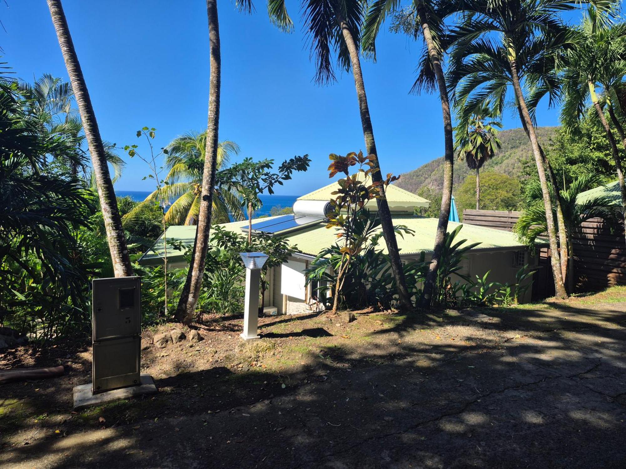 Villa Cannelle, Piscine, Vue Mer Deshaies Exterior foto