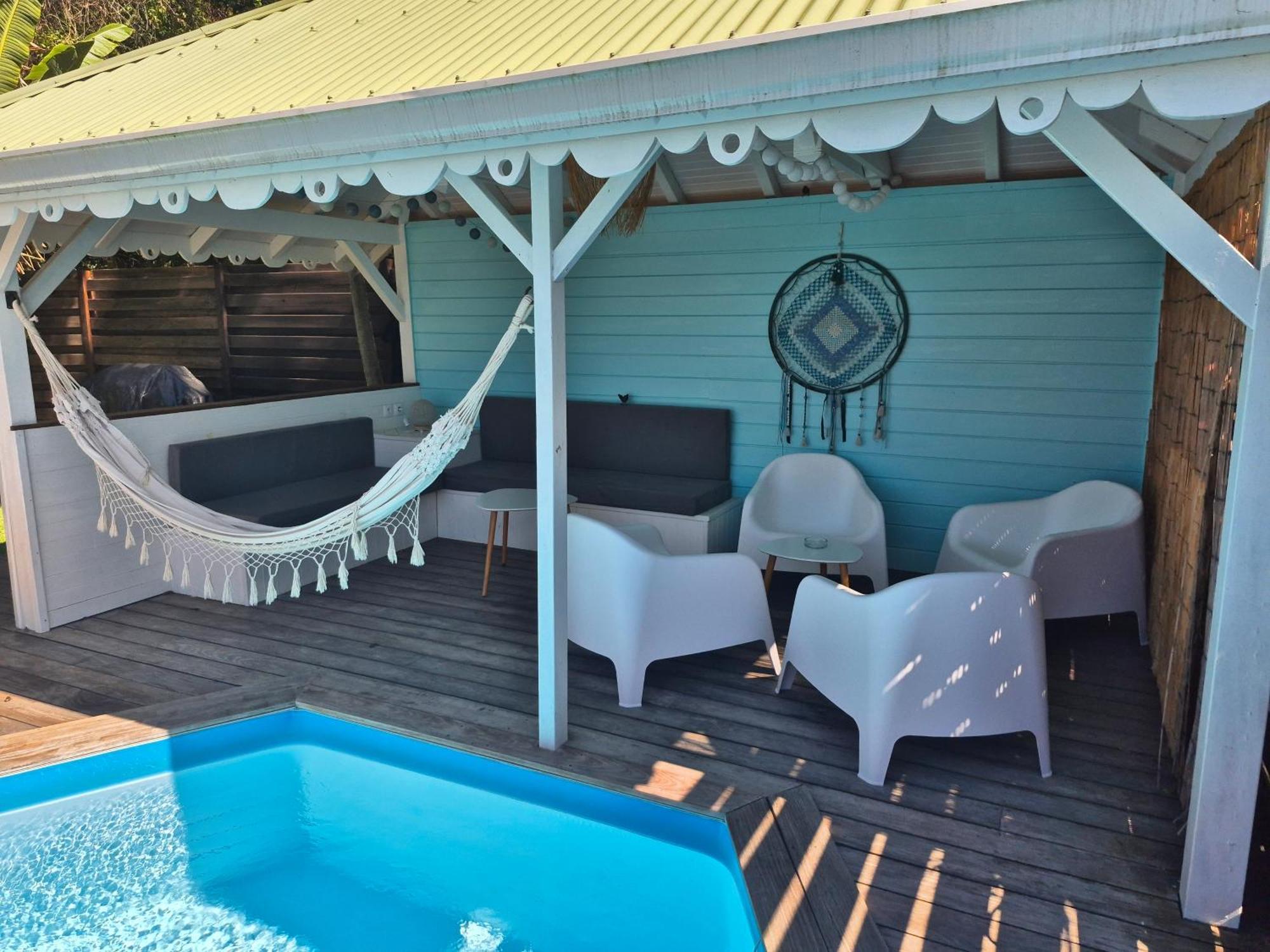 Villa Cannelle, Piscine, Vue Mer Deshaies Exterior foto