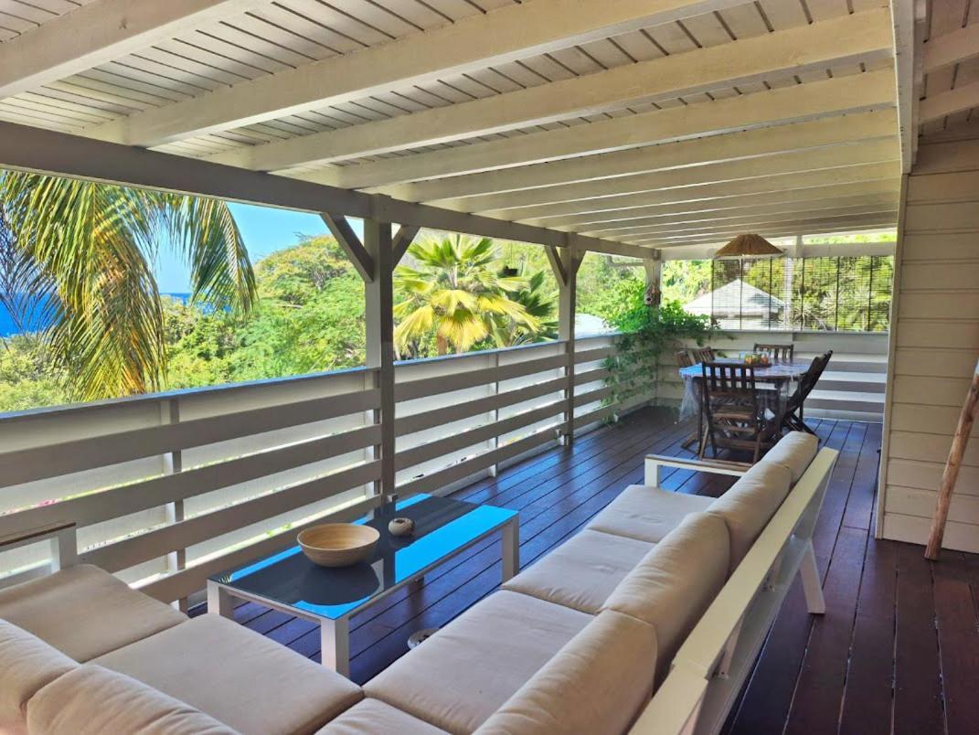 Villa Cannelle, Piscine, Vue Mer Deshaies Exterior foto